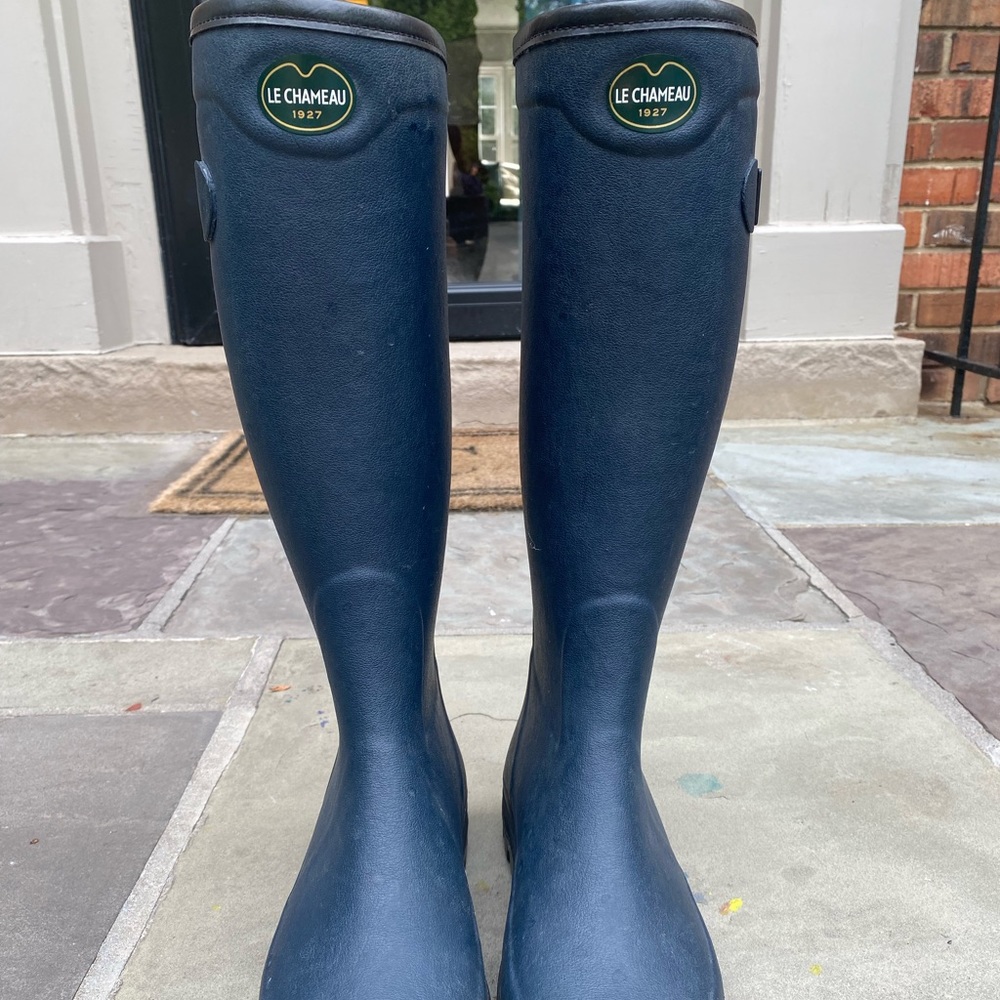 Le Chameau Vierzon Jersey Lined Boots size 9